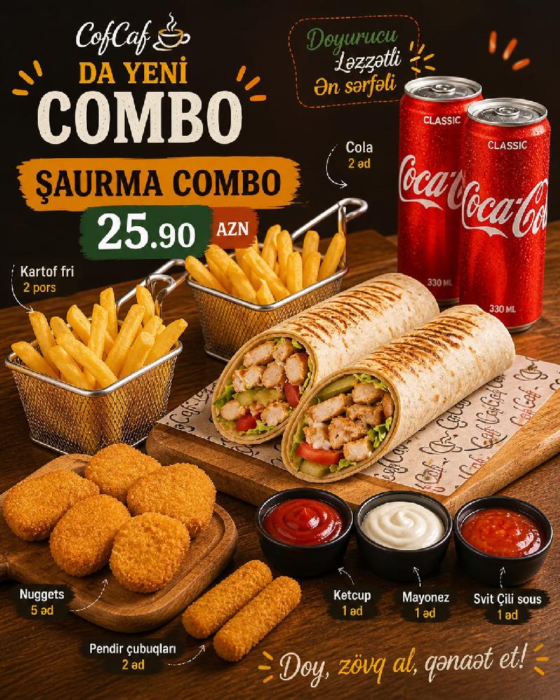 Şaurma Kombo