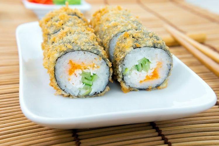 Hot tempura roll