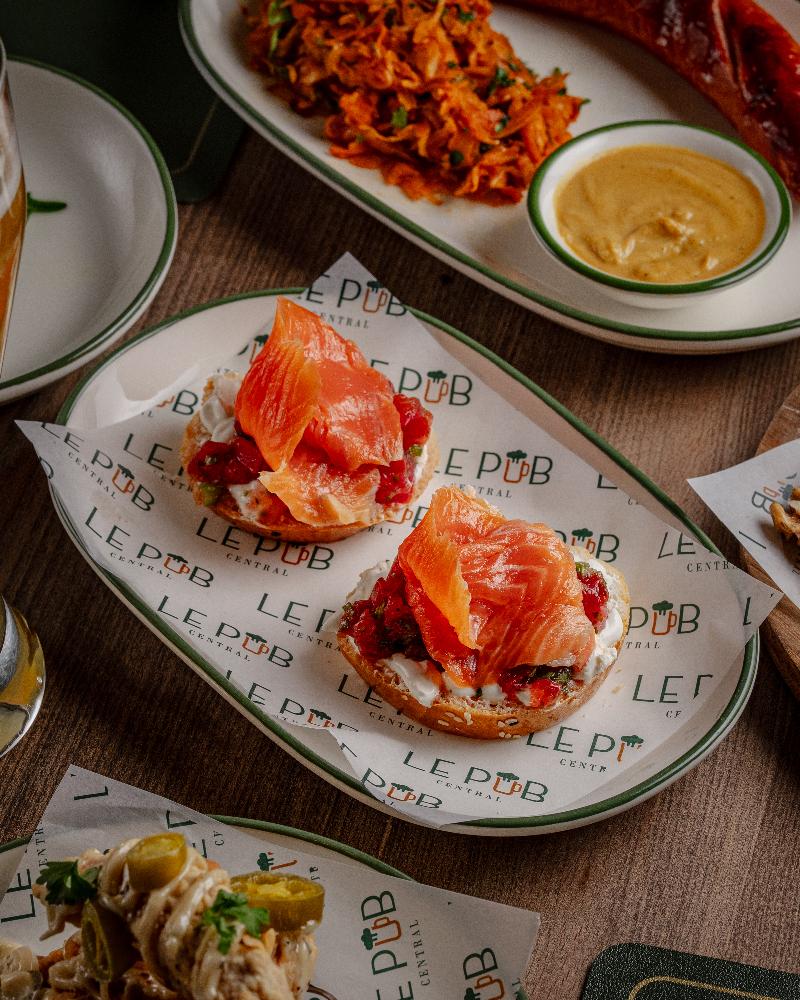 Brusketta salmon 