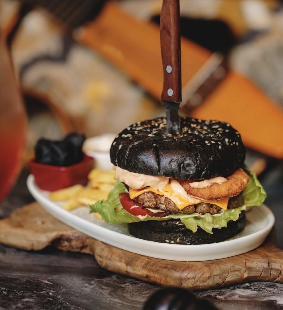 Black burger 