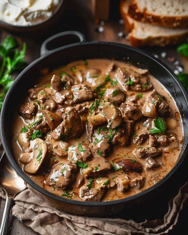 Beef Stroganoff