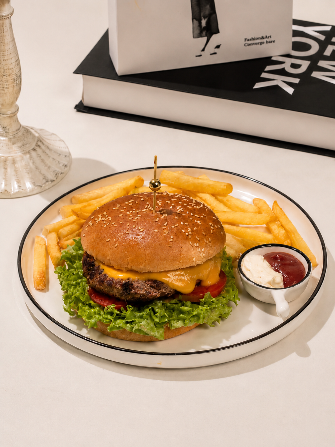 Burger ət 