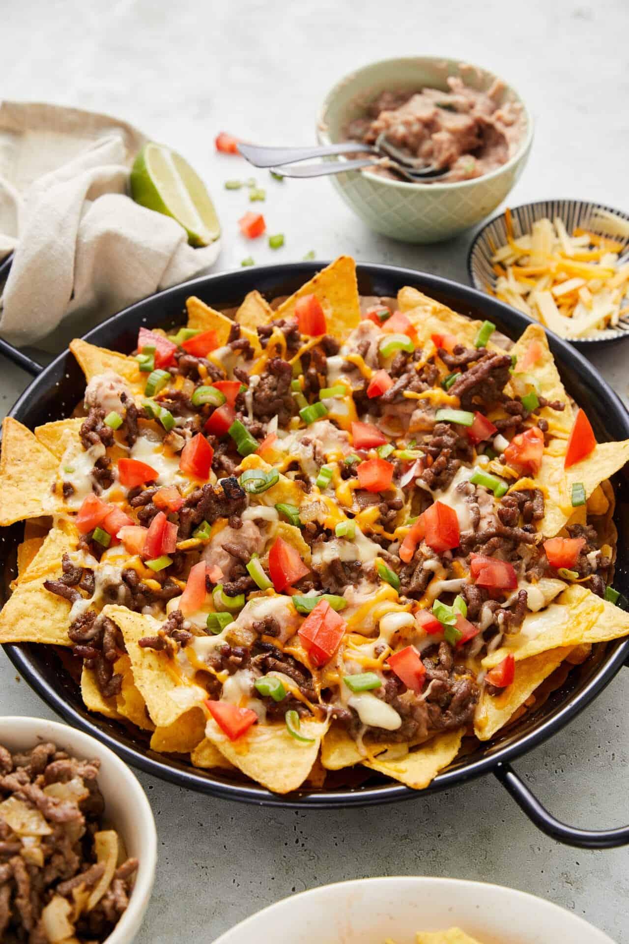Nachos ət ilə