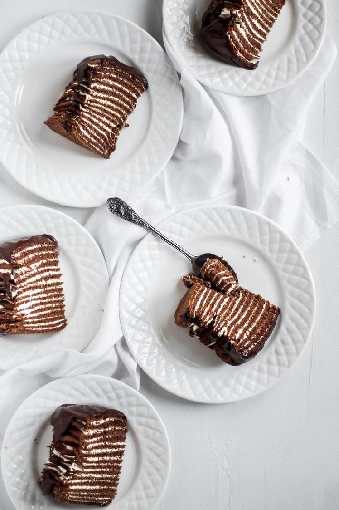 Chocolate crepe 