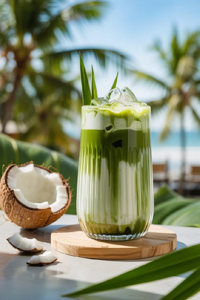 Coconut Matcha Latte 