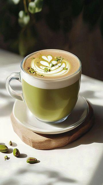 Pistachio Matcha Latte 