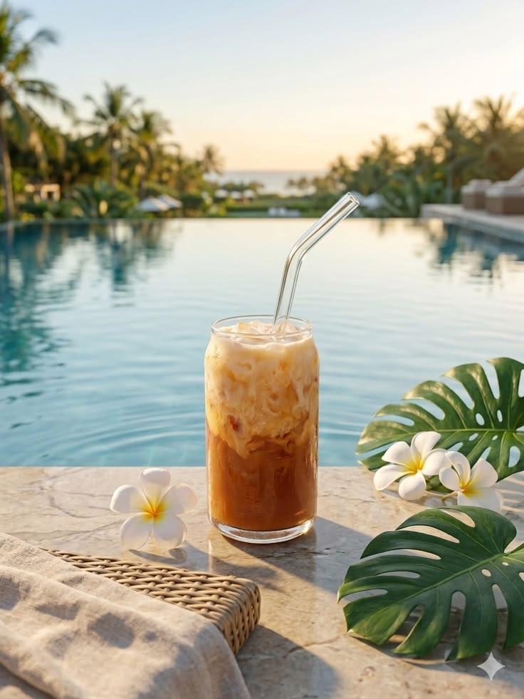 Peach Vanilla Latte