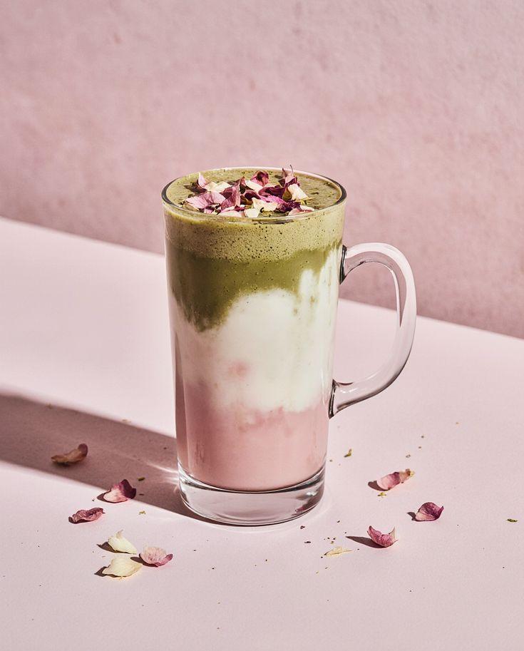 Pistachio Rose Latte