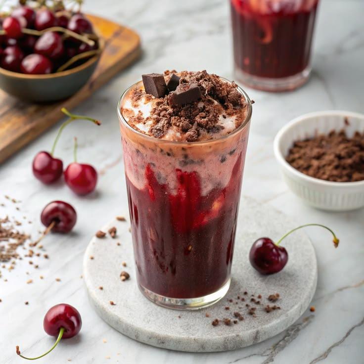 Cherry Brownie Latte 