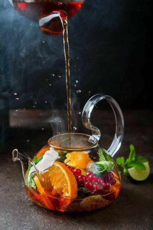 Summer Fruits teapot
