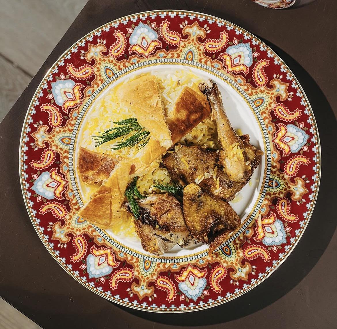 Çolpa döşəməli plov