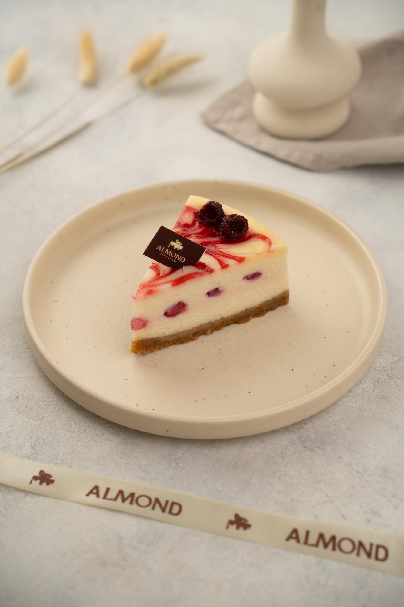 Desert cheescake malina
