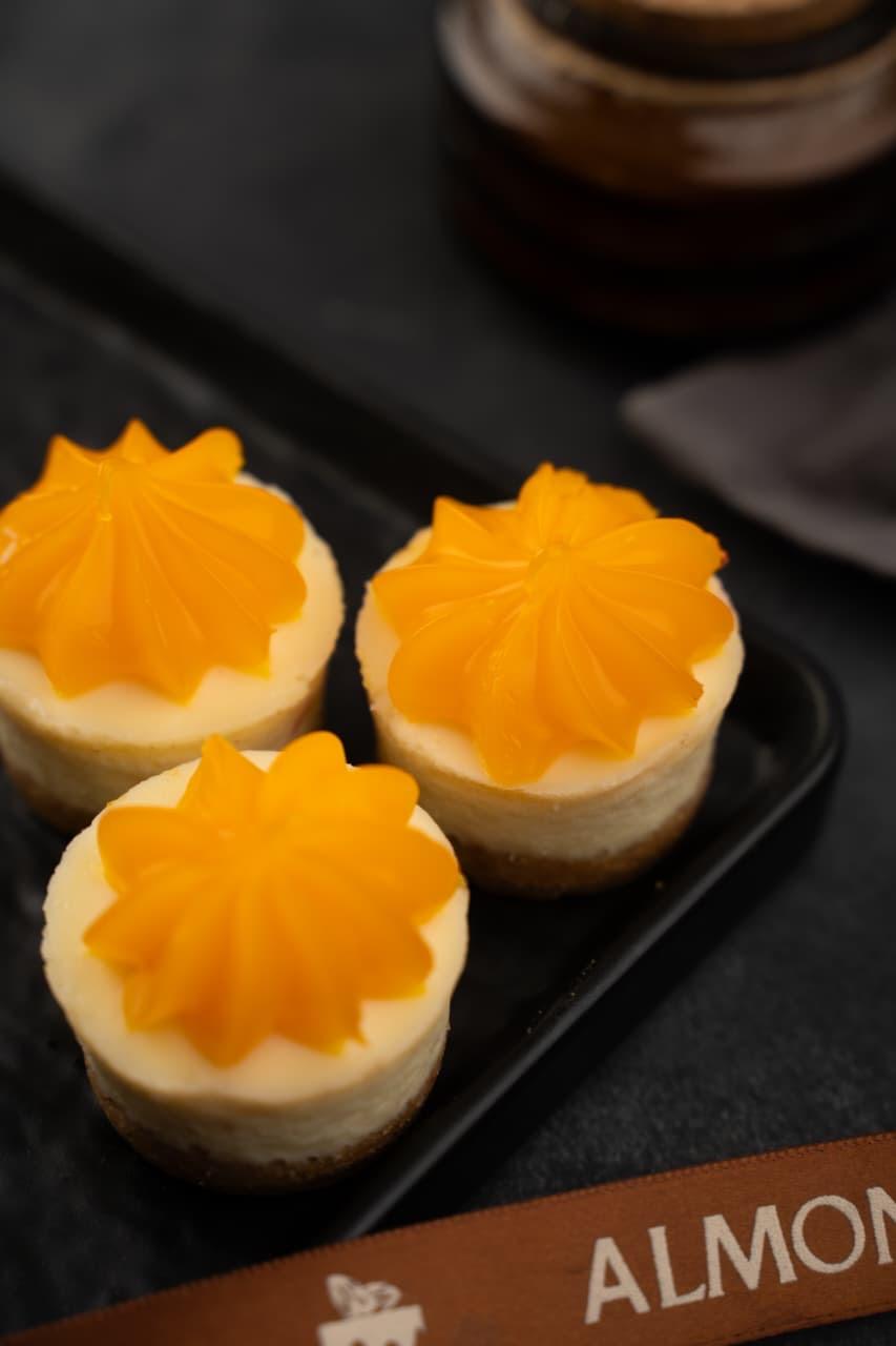 Mini cheescake portağallı