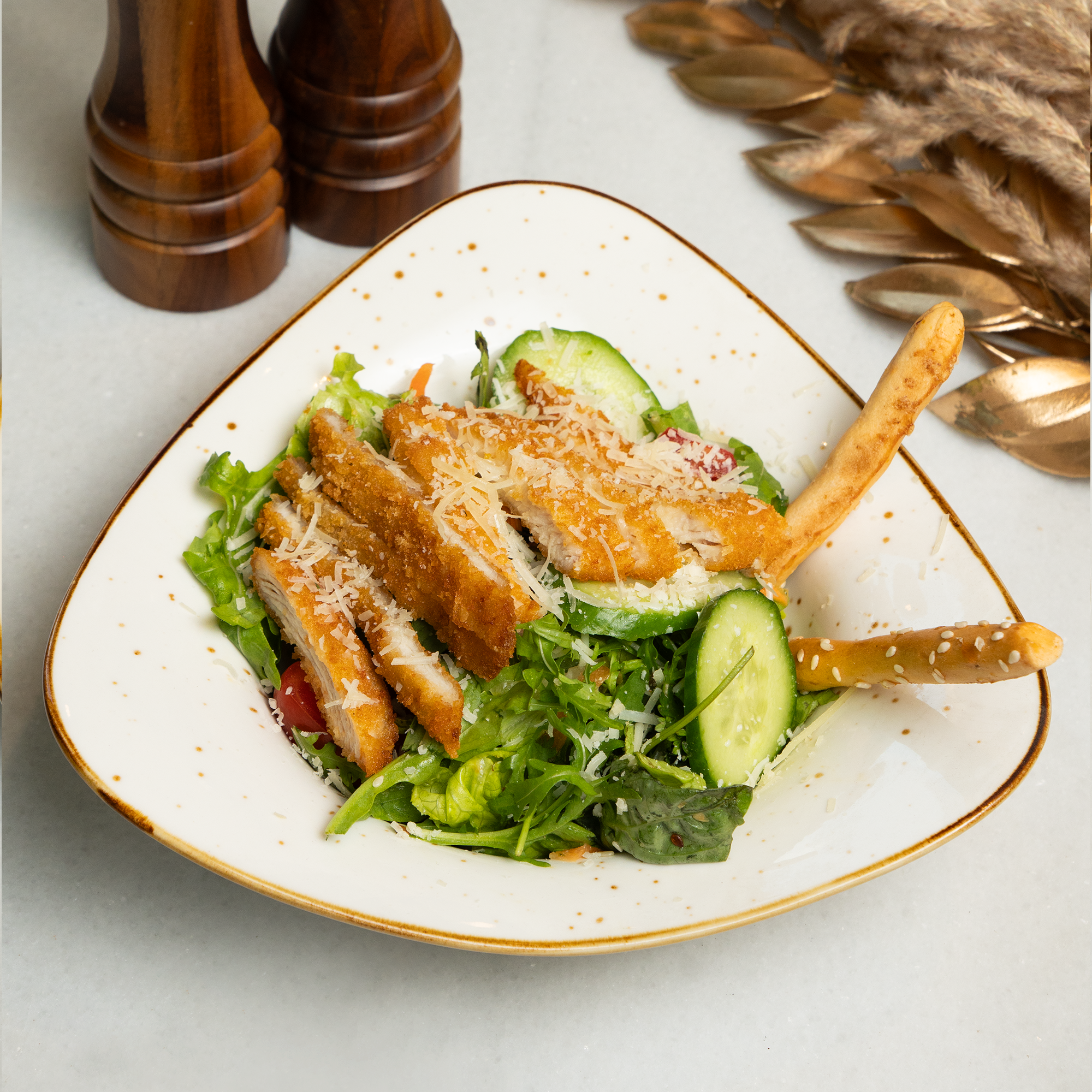 Xırçıltılı toyuq salatı