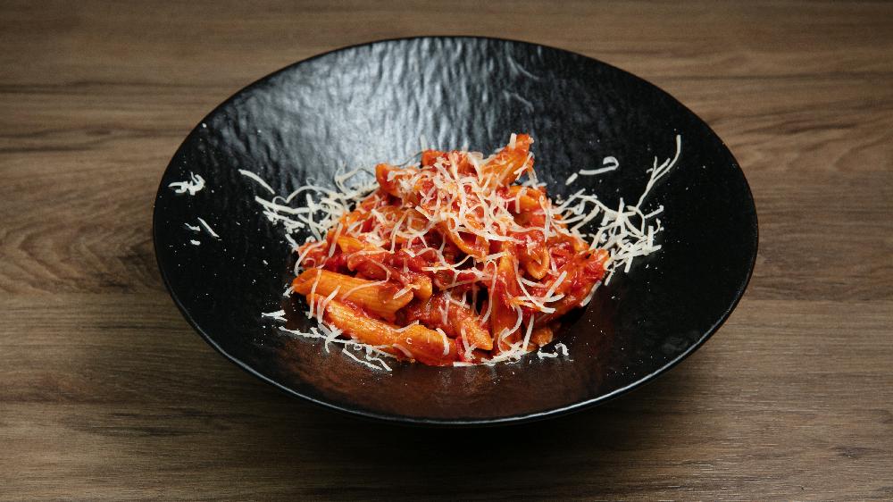 Xırçıltılı toyuq  ilə italyan pastası