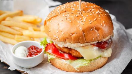 Toyuq burger