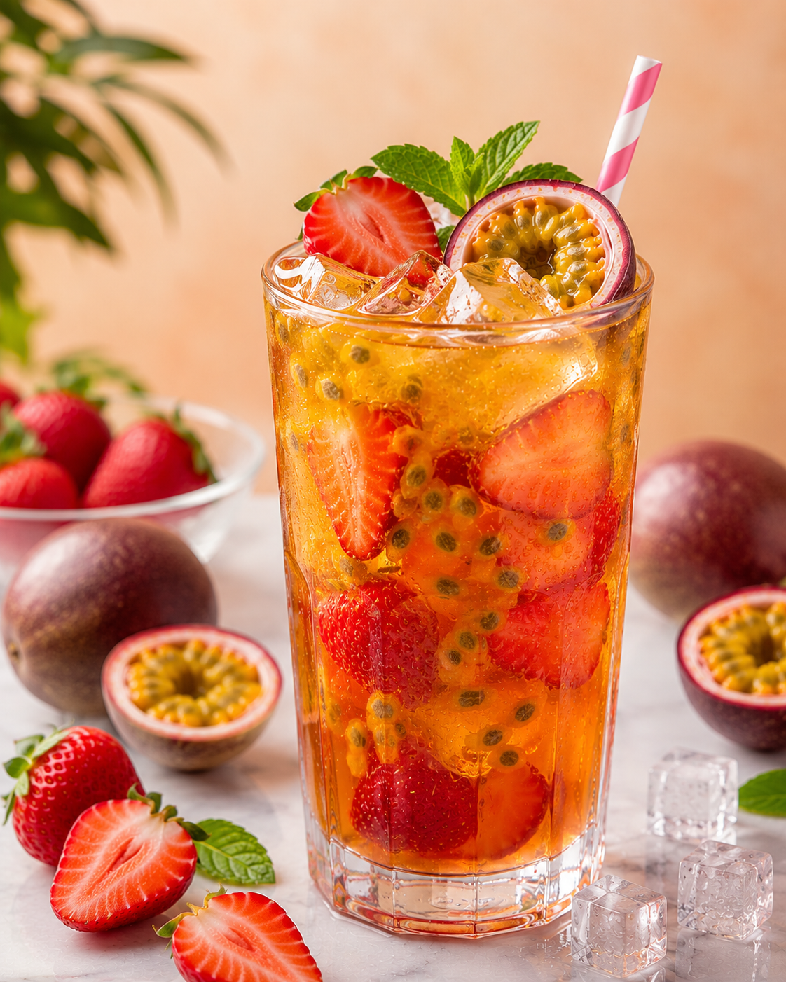 Ice Tea Strawberry Marakuya