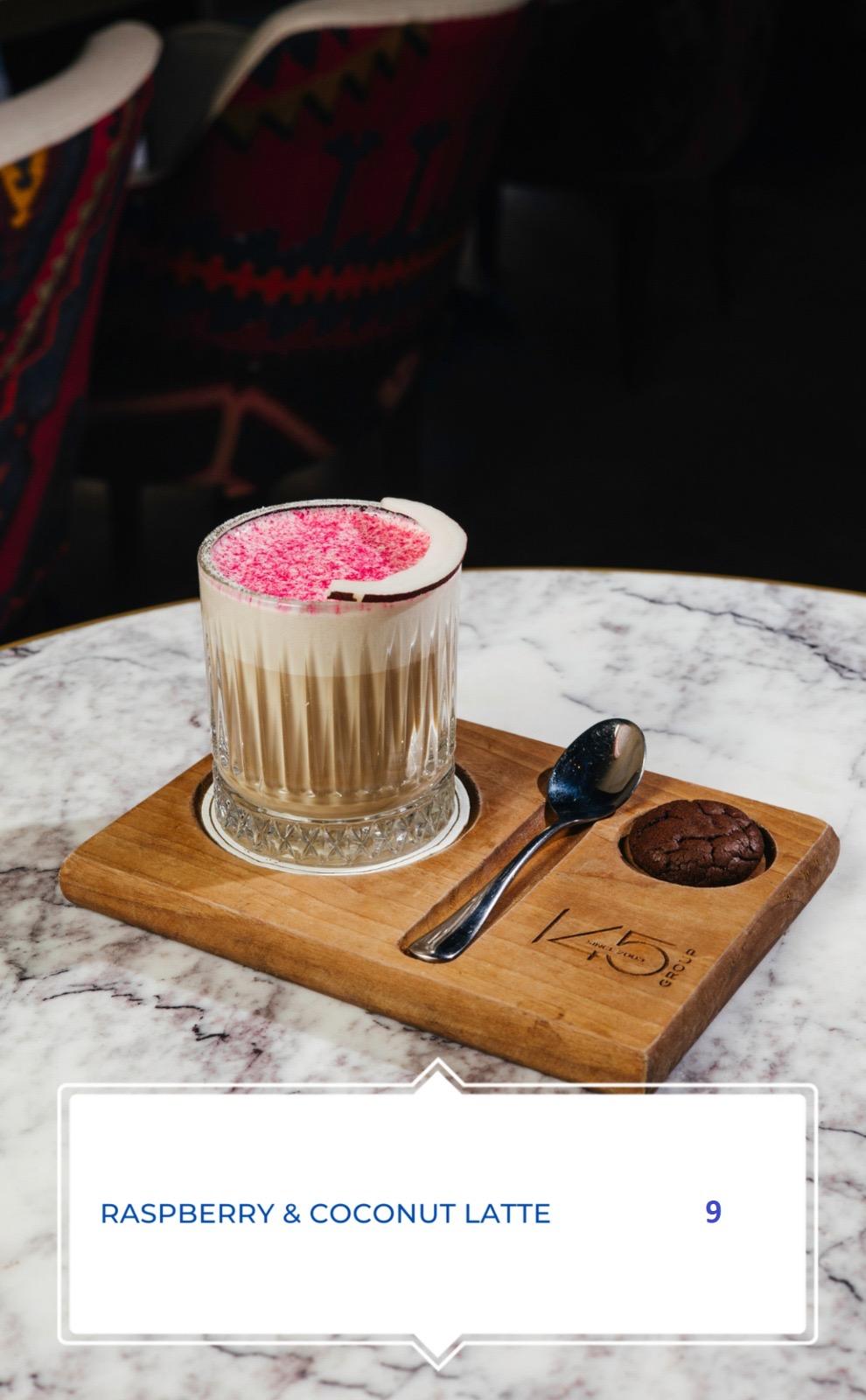 MALINA & COCONUT LATTE