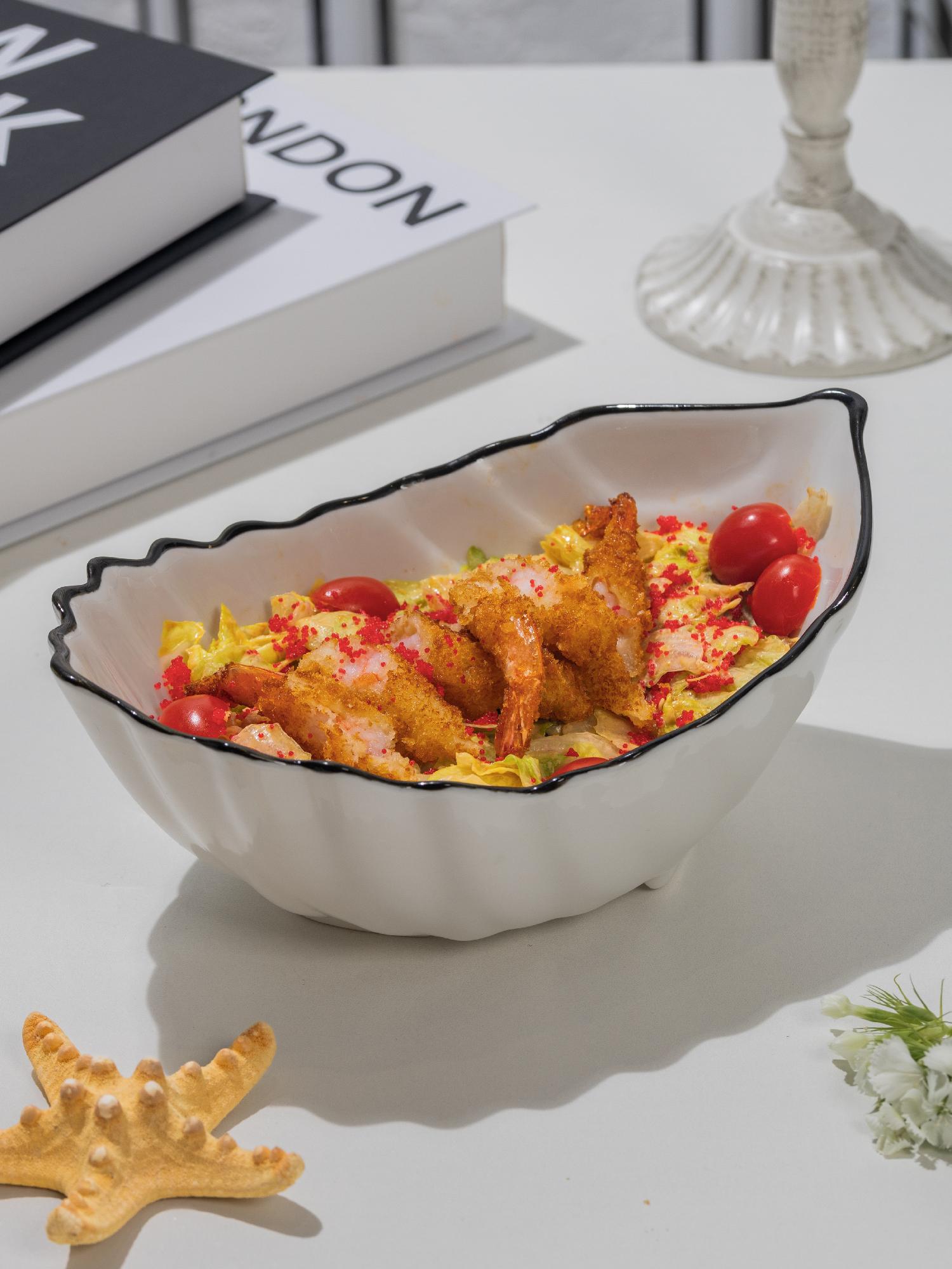 Popcorn krevetka salatı