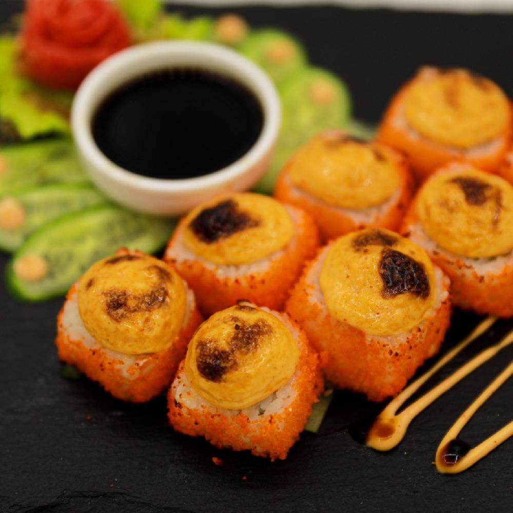 Kaliforniya salmon baked