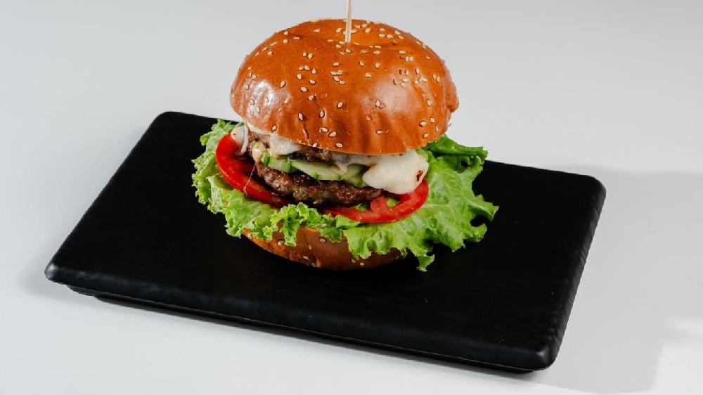 Double meat burger