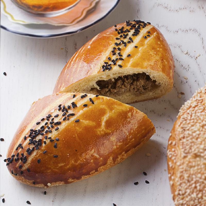 Poğaca qiyməli kasarli