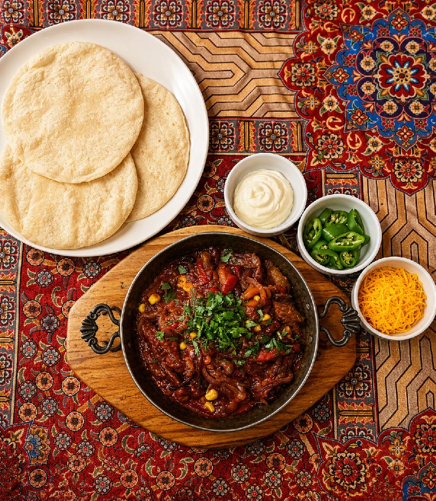 Beef fajitos