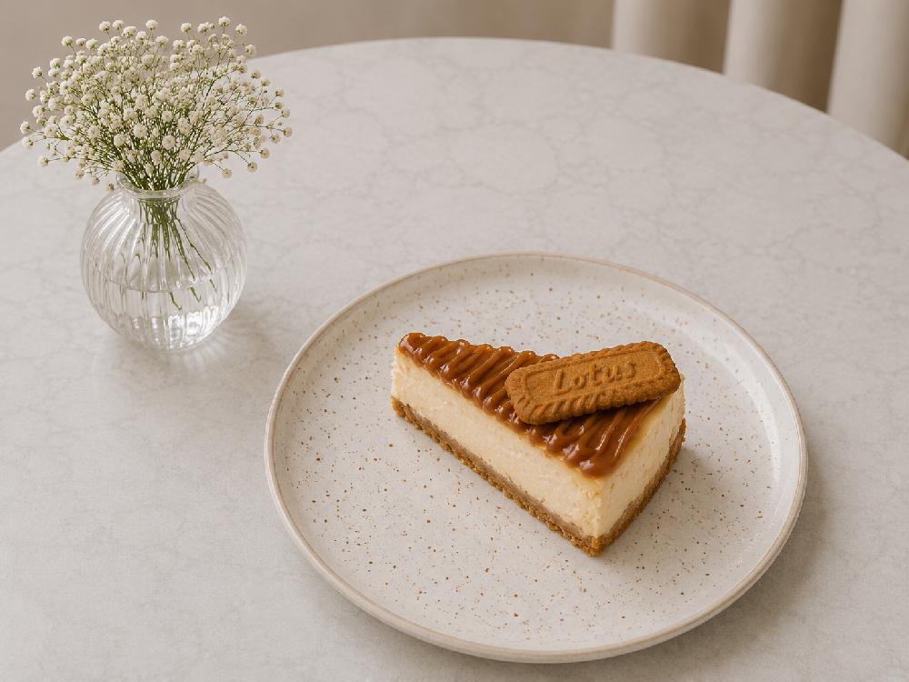 Lotus cheesecake