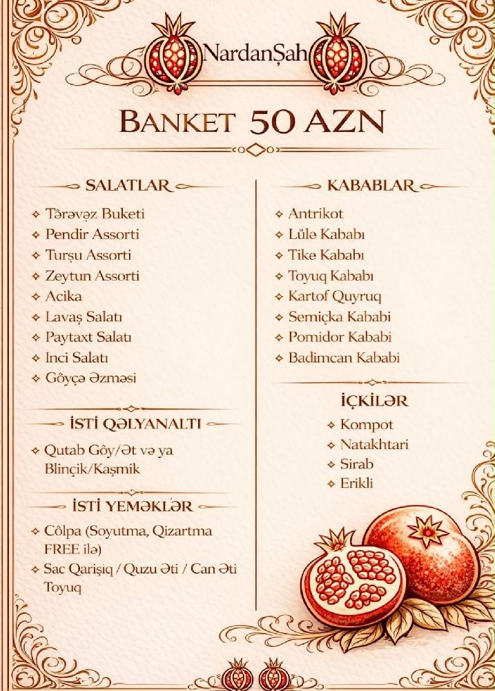 Banket menyu