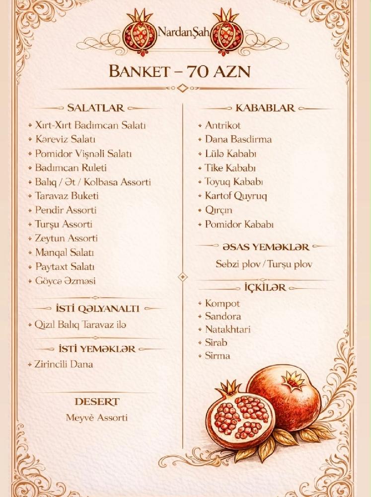 Banket menyu