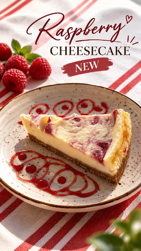 Malinalı Cheesecake 