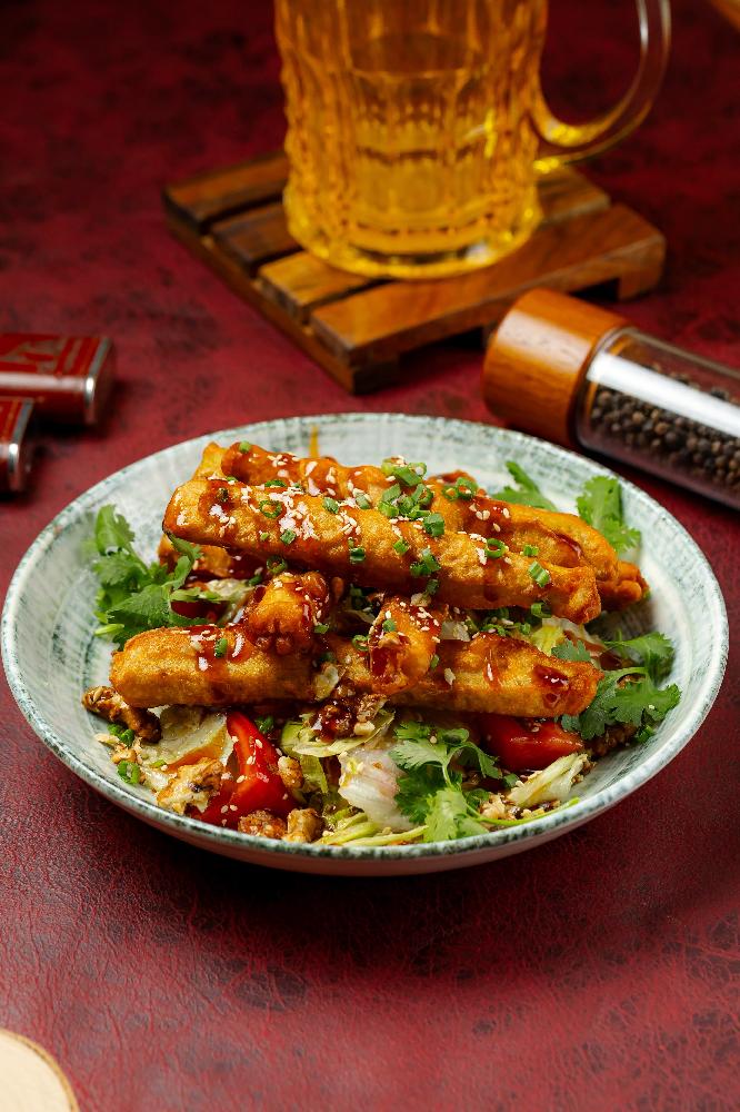 Xırcıltı badımcan salatı ( 700qr )