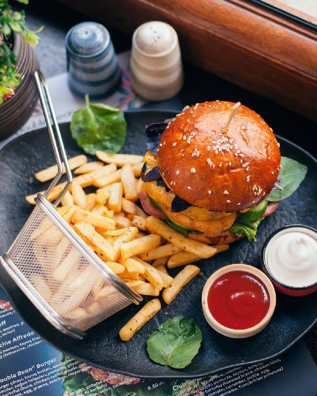 Crispy burger