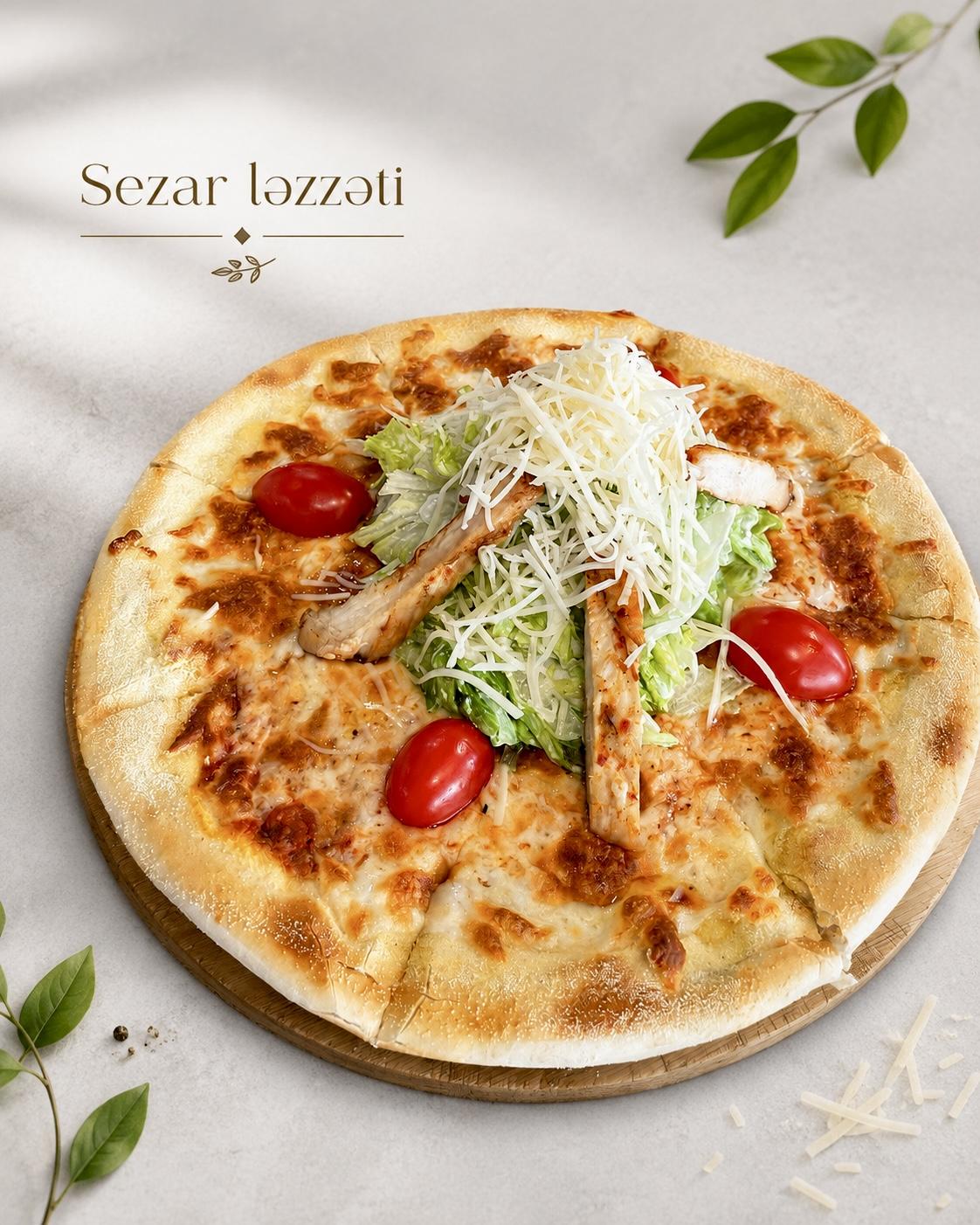Sezar pizza  30sm-34sm