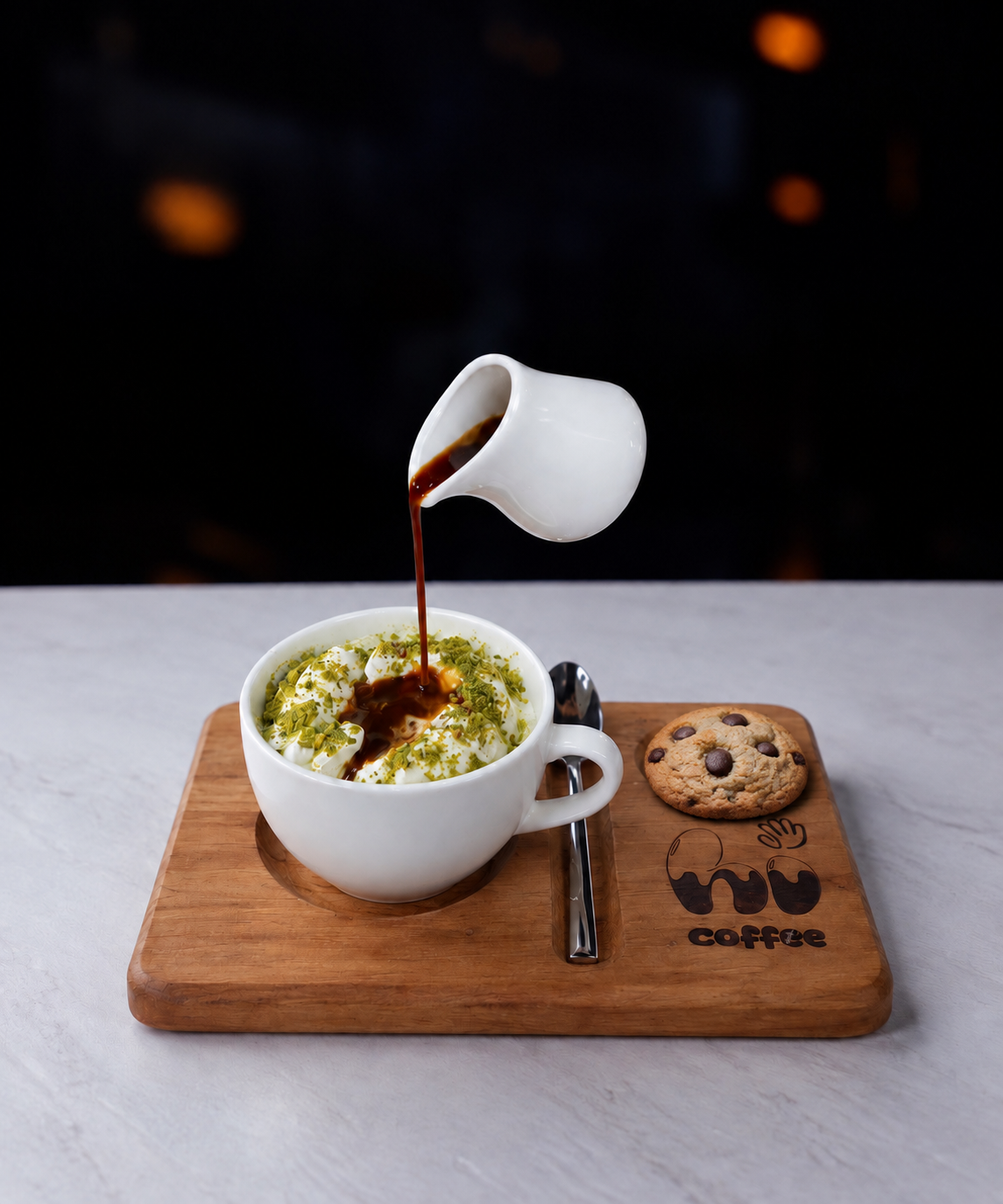 Pistachio Affogato