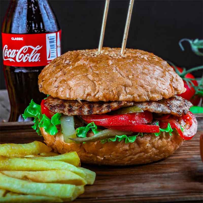 Toyuq cheese burger