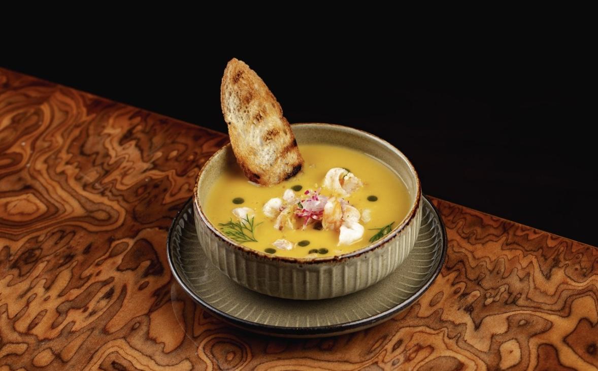 Creamy sea food soup