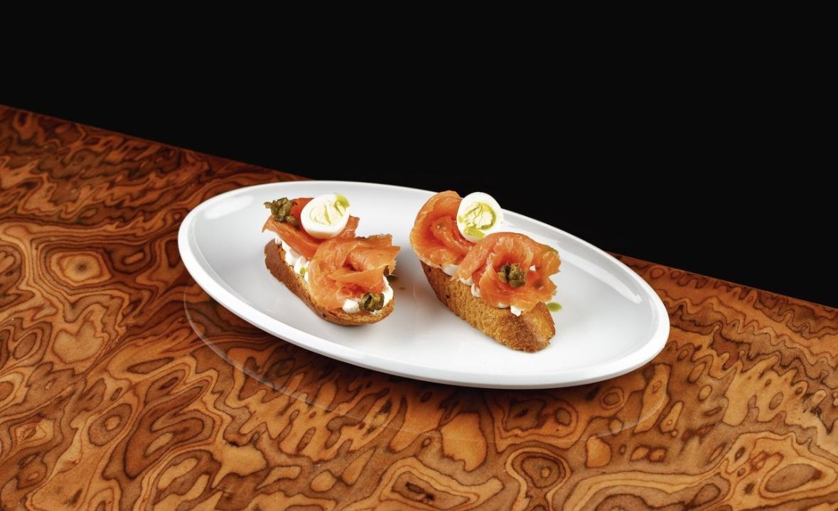 Brusketta salmon