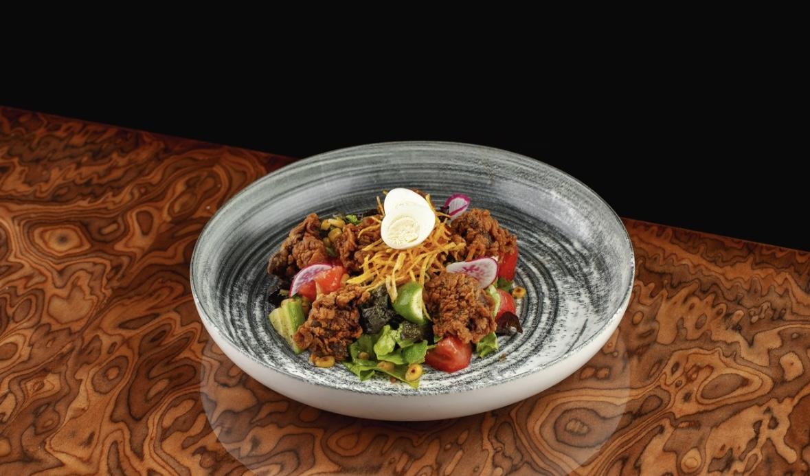 Chicken liver salad