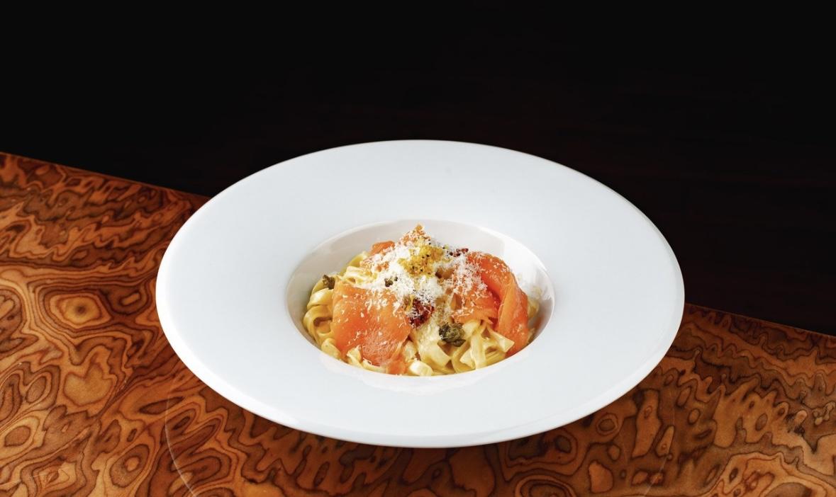 Tagliatelle salmon