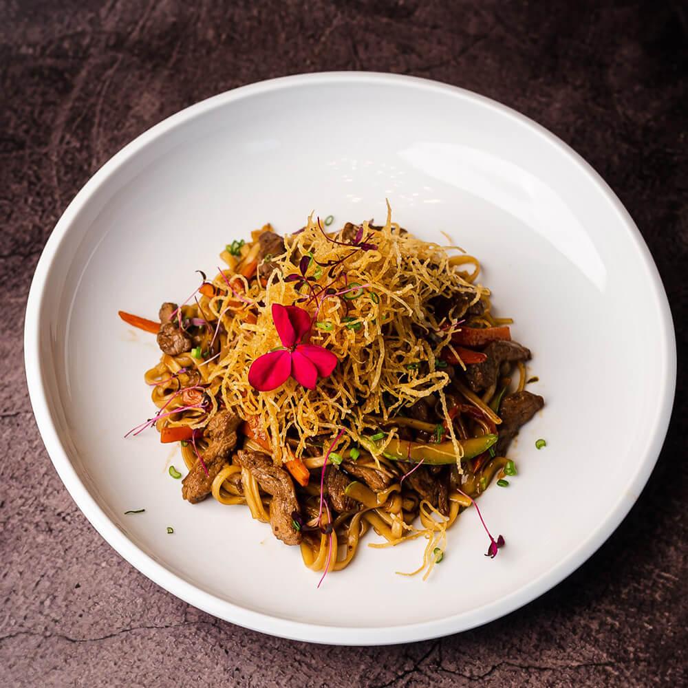 Beef noodle teriyaki