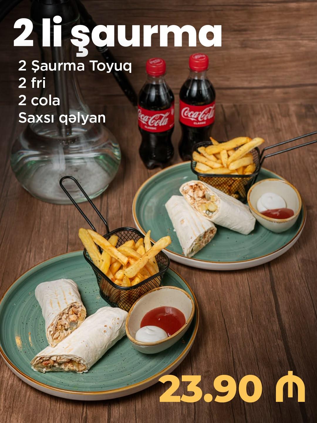 2 li şaurma 